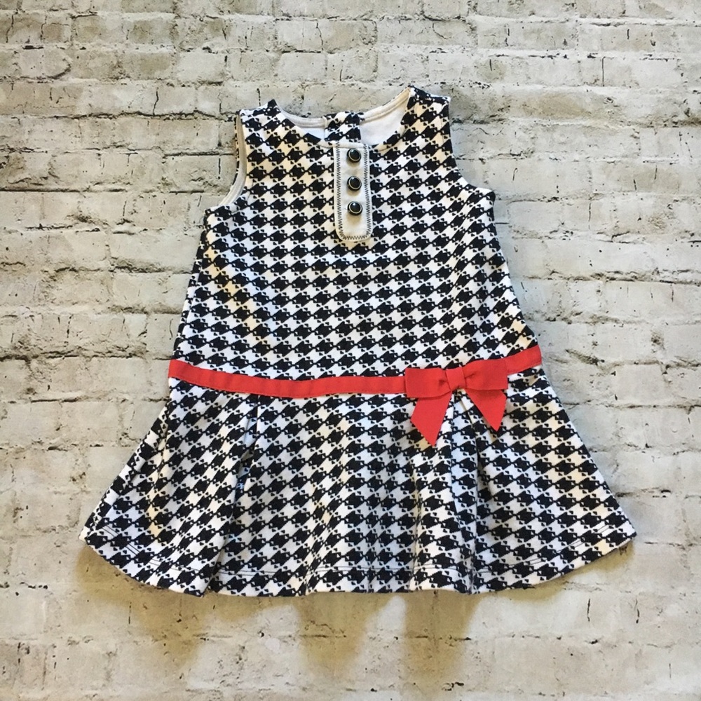 Houndstooth Toddler Girl Dress